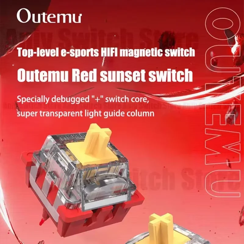 OUTEMU Red Sunset Magnetic Swi - đánh giá và giá Esports Gaming Top