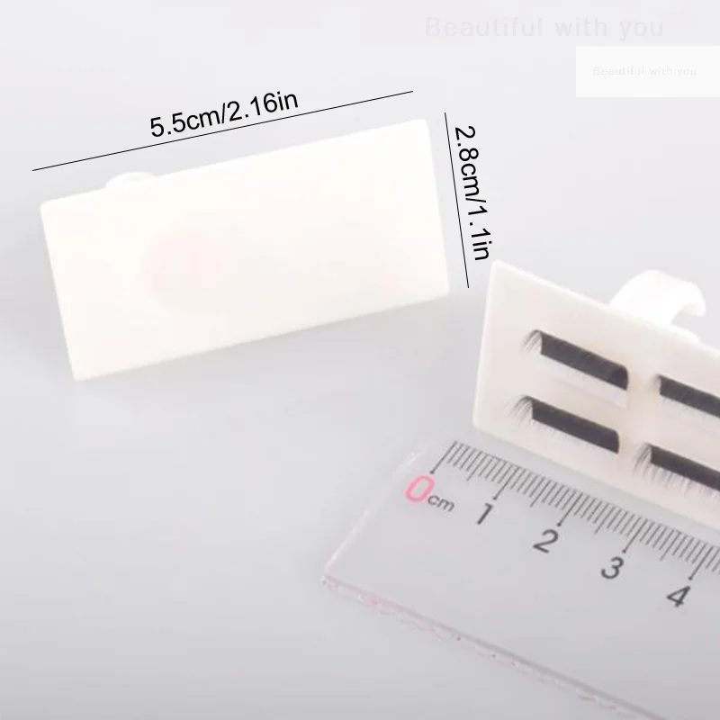 Wimper Splitter Nail Art Tattoo Lijm Pallethouder Wimperverlenging Ringen Stand Zelfklevende Pigmenthouders Vinger Schoonheidstools