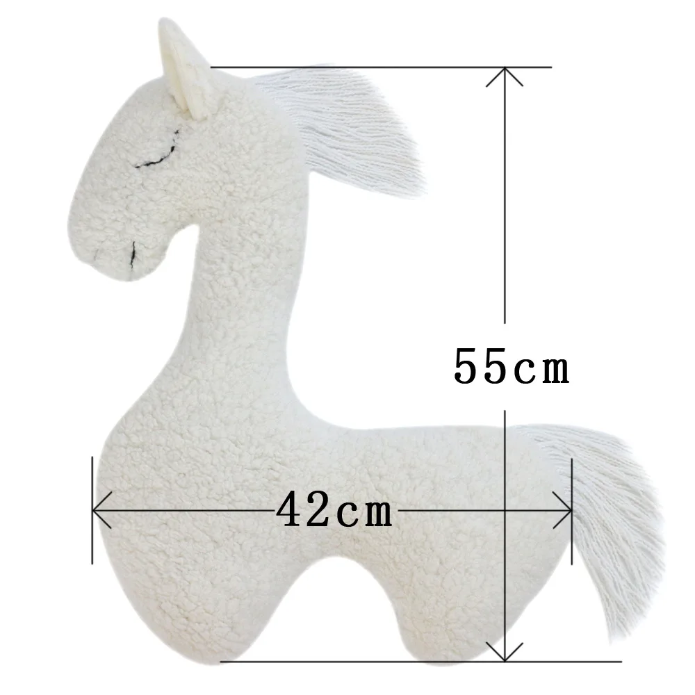 Baby Photography Props Lovely Soft Plush Unicorn Auxiliary Modeling Pillow Animal Horse Doll Cushion Newborn Photo Accesorios