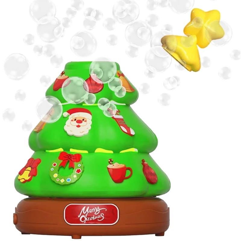 Children Bubble Toy Bubble Blower Guns Electric Bubbling Party Garden Beach 15UB