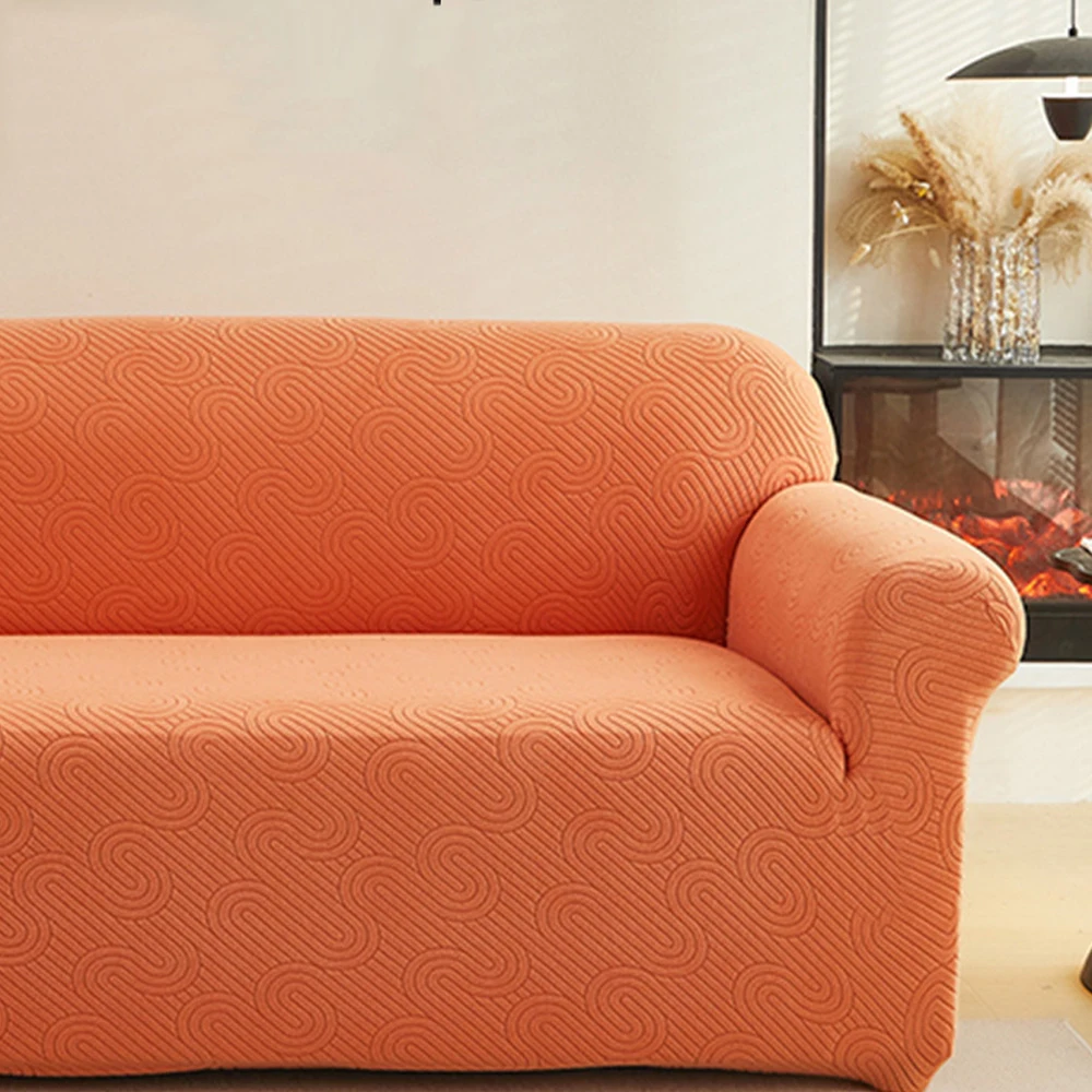

1/2/3/4 Seater Elastic Jacquard Couch Sofa Covers Stretch Dustproof Sectional L Shape Sofa Slipcovers for Living Room כיסוי ספה