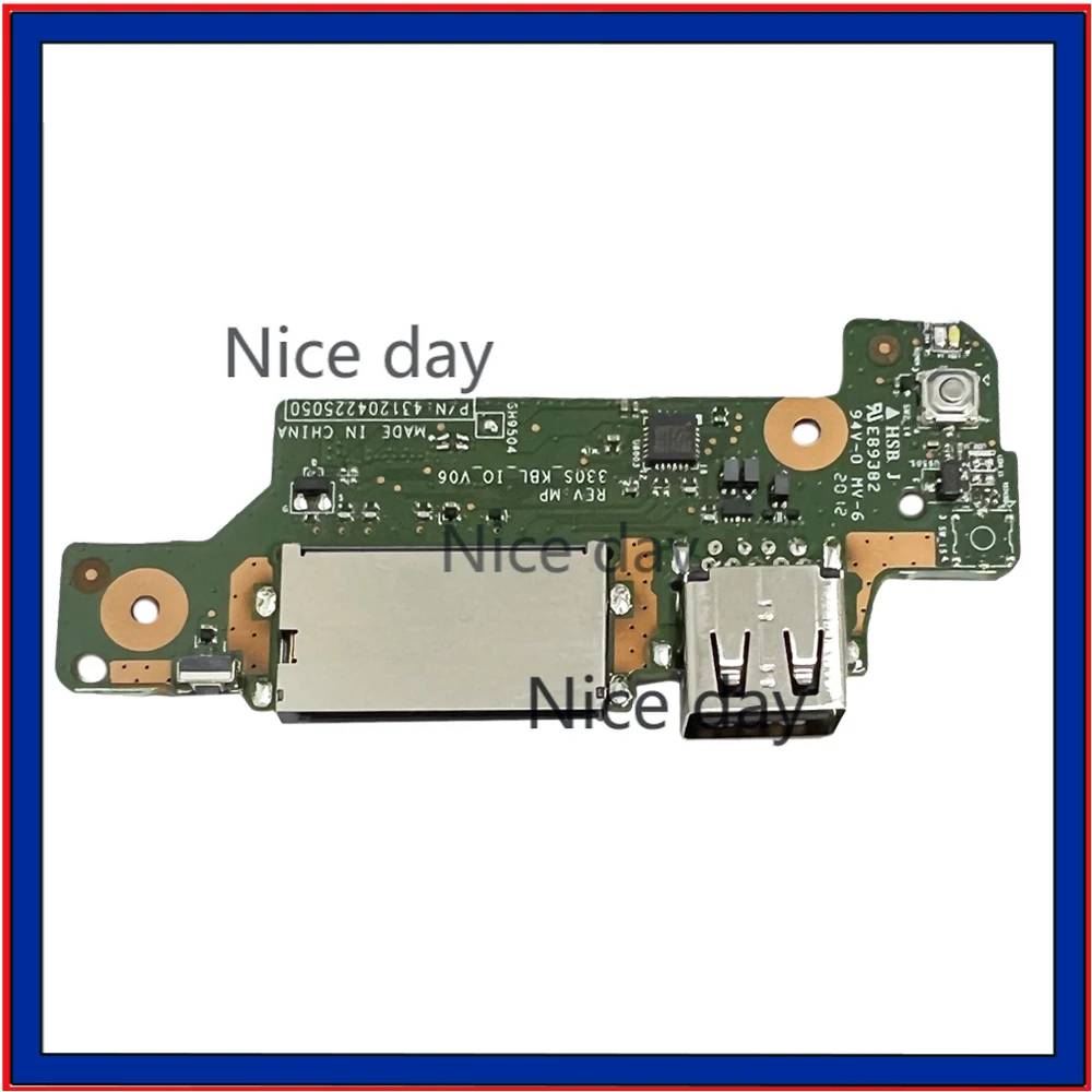 

Replacement for Lenovo IDEAPAD 330S-14IKB Laptop USB Card Reader Power Button I/O Board