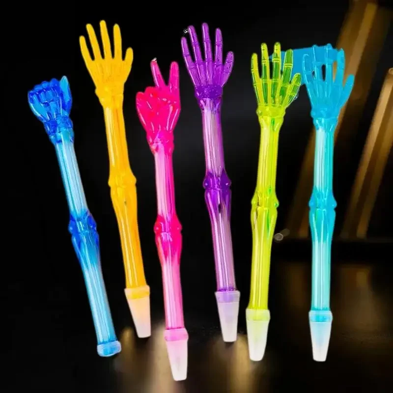

1/6PCS 0.5mm Ballpoint Pen, Innovative Cartoon Gesture Shaped Office Items, Student Supplies, Win Gift Pen