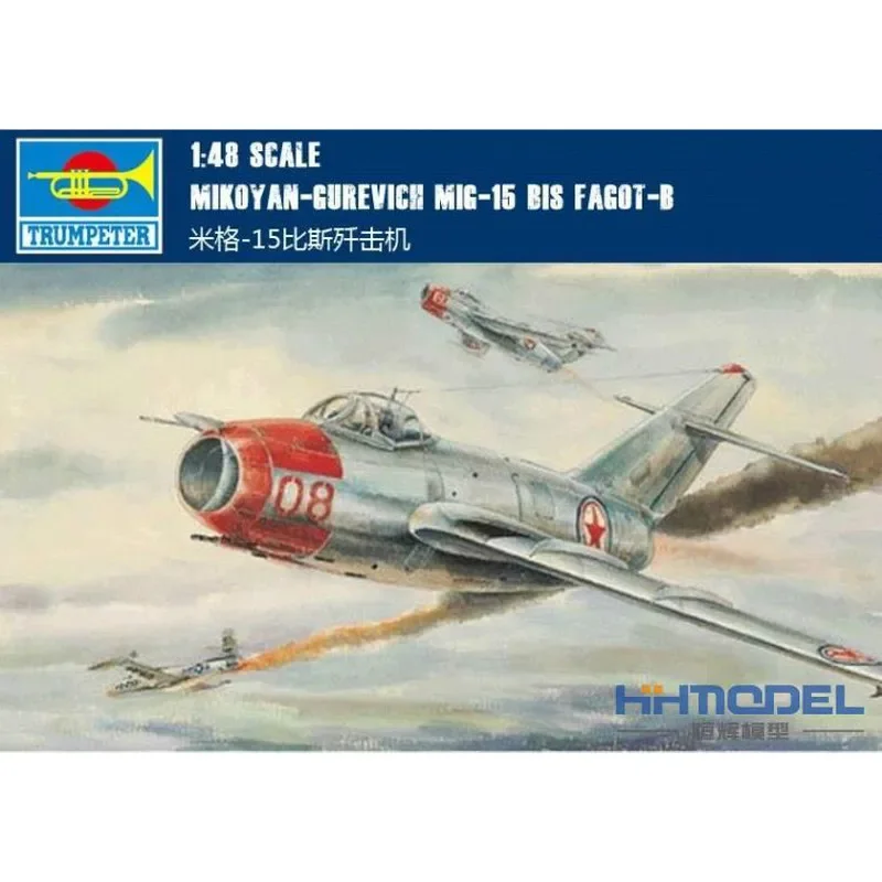 Trompetista 02806 1/48 MiG-15 bis Kit de modelo em escala Fagot-B