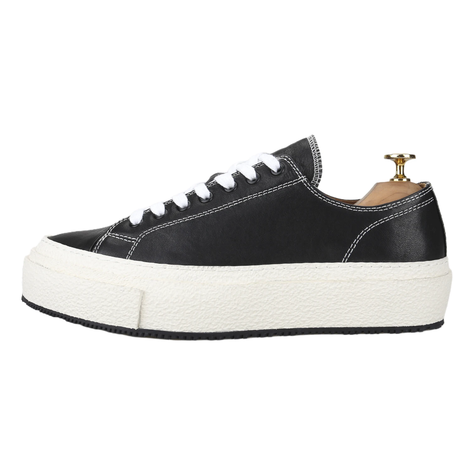 Piergitar Four Season Style Upper And Inside Calfskin Men's Casual Trainers Handcrafted Goodyear Welted Increase Height Sole