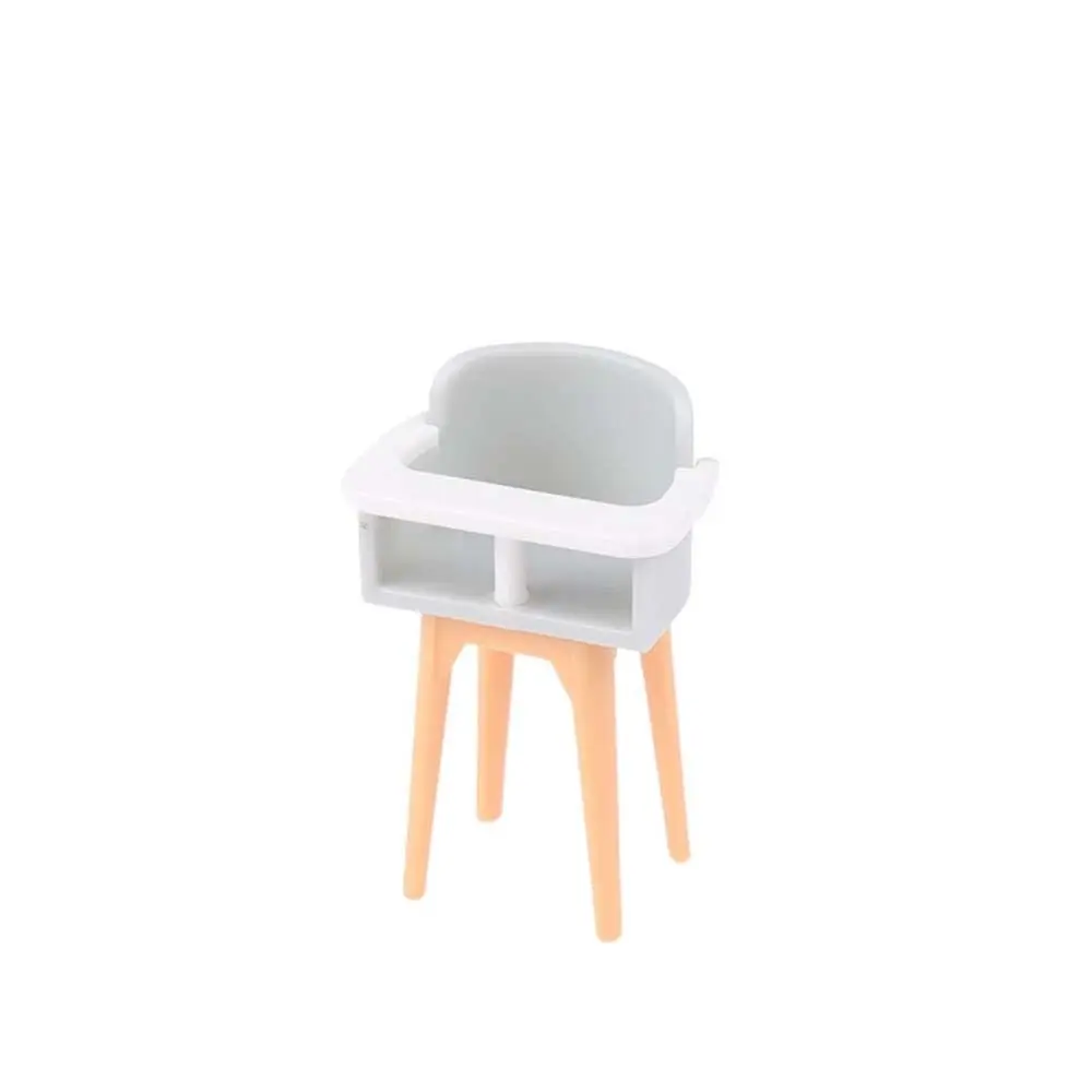 

1:12 Dollhouse Wooden horse Toy Dollhouse Trojan Horse Simulation Dining Chair Model Dining Chair Simulation Dollhouse Furniture