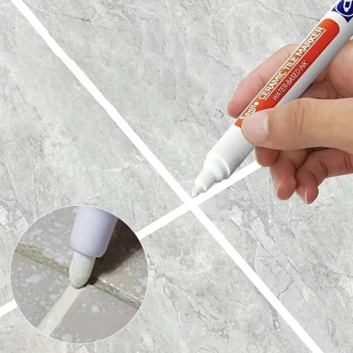 Tile Grout Repair - 1 szt. Wodoodporny Marker do Fug,