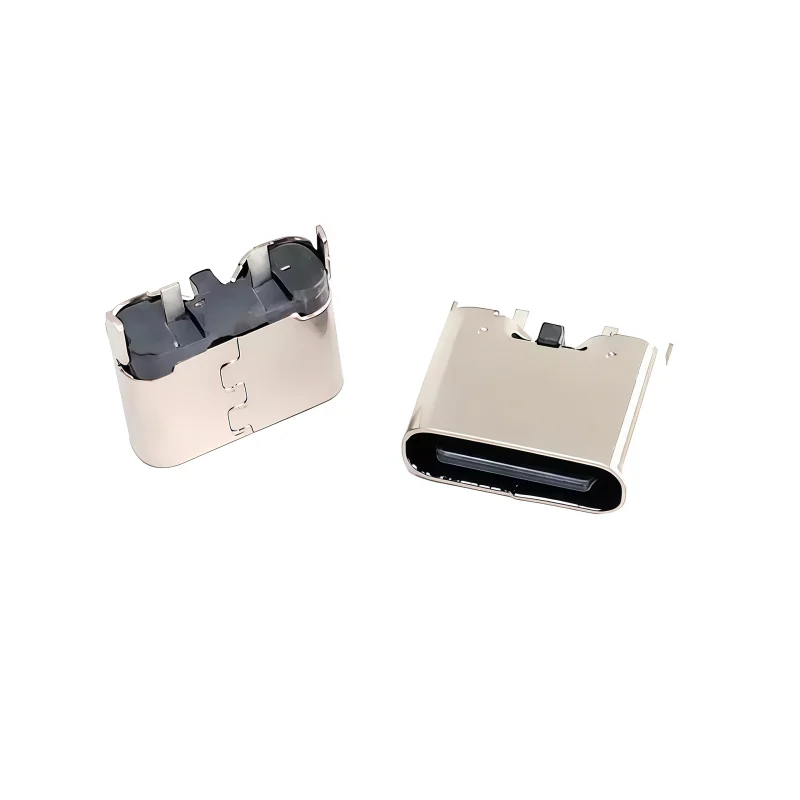 20pcs TYPE C 2 Pin Female Socket Connector DIP Vertical 180° Charging Port Plug Socket USB 2P TYPE-C H=6.5/6.8/8.8/9.3/10/10.5mm