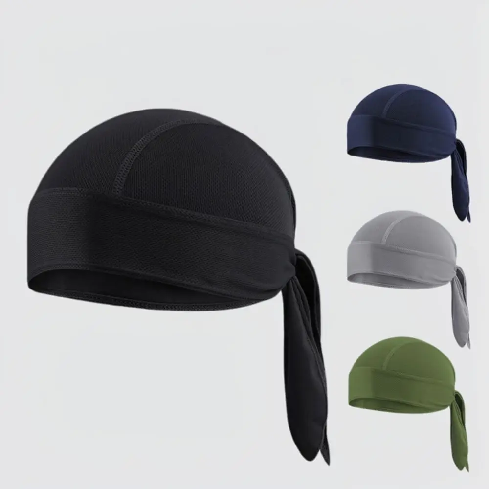 Outdoor Running Pirate Bandana Cycling Cap Quick Drying Sports Helmet Liner Breathable Sweat Absorbing Head Wrap