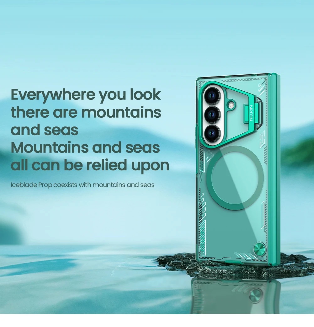 Nillkin For Samsung Galaxy Z Fold 7 5G Case Iceblade Prop Fold Lens for Magnetic Privacy Lens Camera Stand Protection - náhled 5