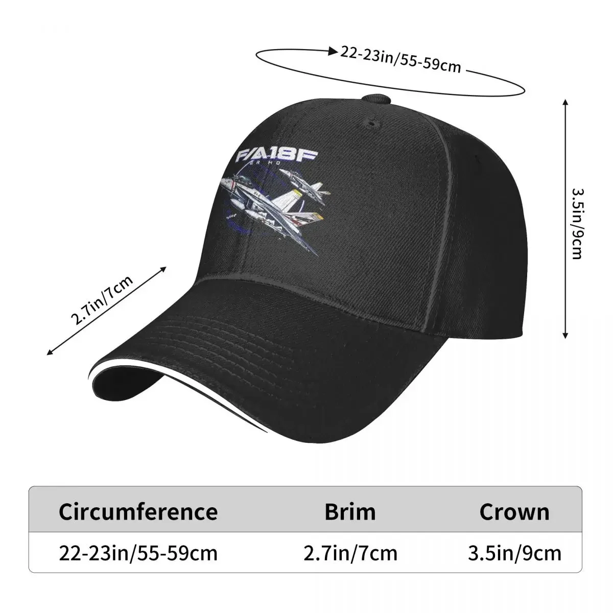 F18 Super Hornet Rhino Us Air Force Fighterjet Cap Fashion Casual Baseball Caps Adjustable Hat Summer Unisex Baseball Hats