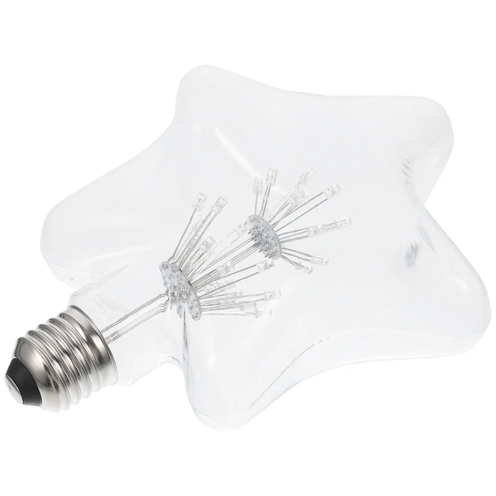 LED Star Bulb Edison Decorative E27 Vintage Style Soft Light Transmission Bulb for Living Room Bedroom Warm Atmosphere