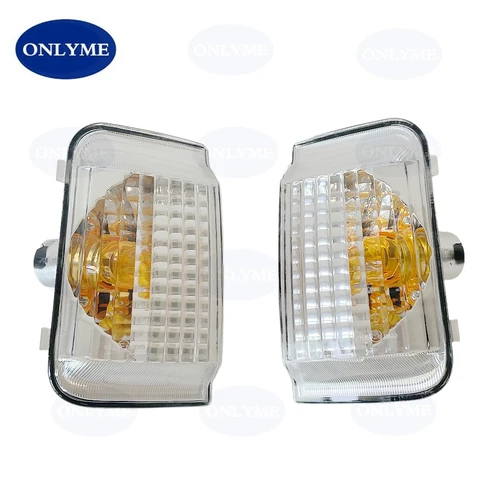 Lámpara indicadora de espejo de furgoneta para coche, lente intermitente para Citroen Jumper Ducato Peugeot Boxer 2006-2014 sin bombilla