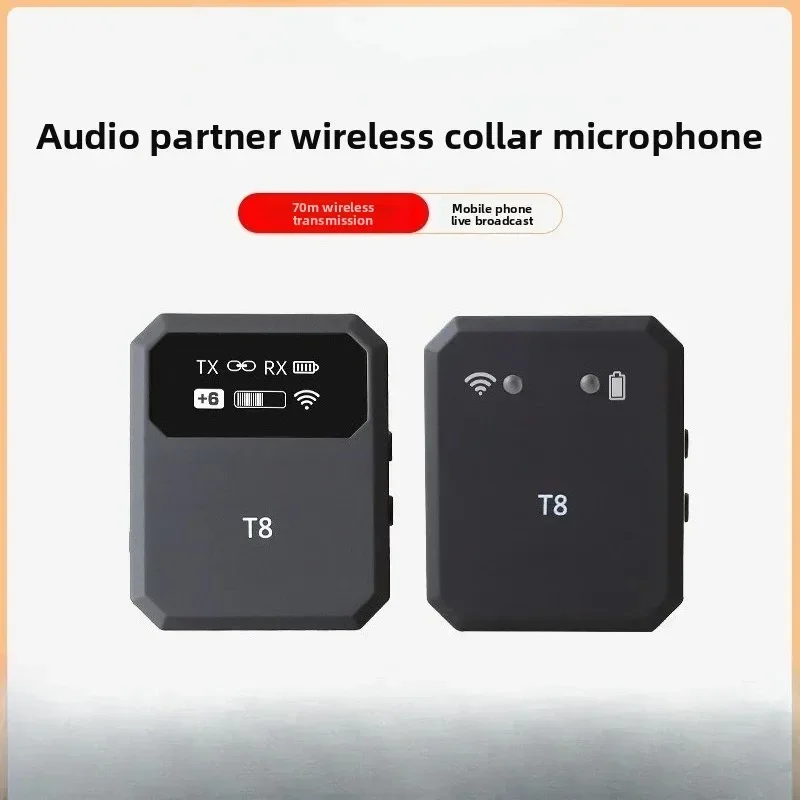 Lavalier type wireless microphone, live interview mobile phone microphone radio equipment