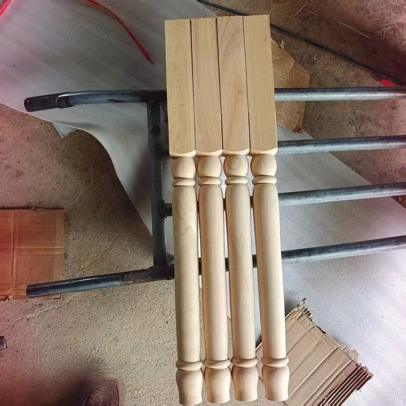 Solid Wood Furniture Legs 4pcs Coffee Table Legs Multifunctional Round Rod Sofa Support for Home DIY Cabinet Replacement Parts
