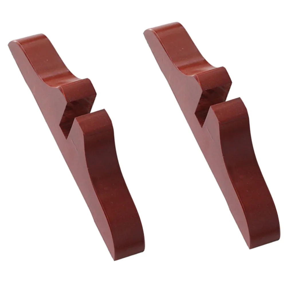 

2pcs Screen Base Room Divider Holder Stand Clamp Partition Plastic Brown Red Foldable Space Saving