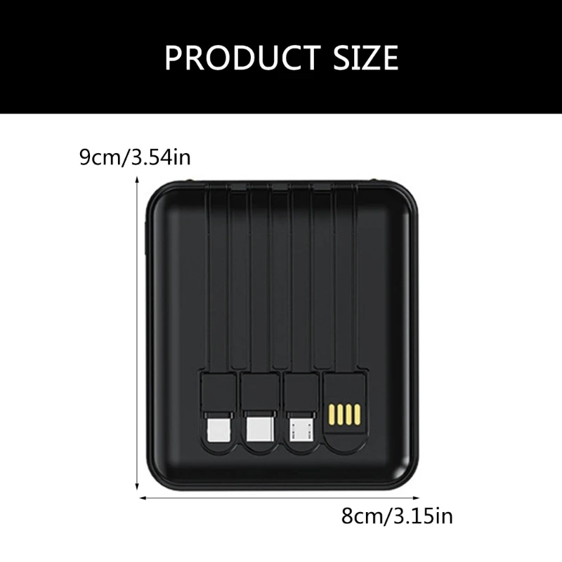 Portable 18650 Battery Storage Box with Fast Charging Function 18650 Battery Box, Quick Charging Power Banks Enclosure