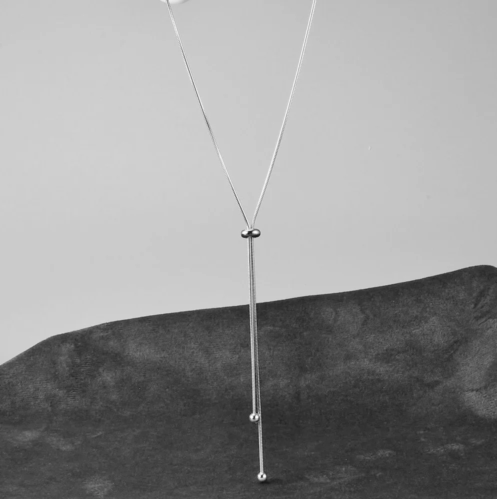 adjustable and movable small fresh Stainless steel locking chain with multiple wearing methods