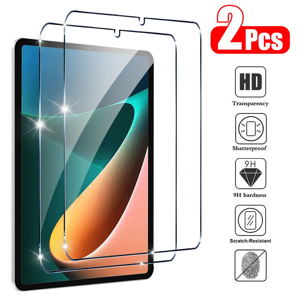 2 Stuks Gehard Glas Voor Xiaomi Mi Pad 5 6 Pro 11 Inch 6S 12.4 Schermbeschermer Voor Redmi Pad 10.6 Inch Tabletfilm