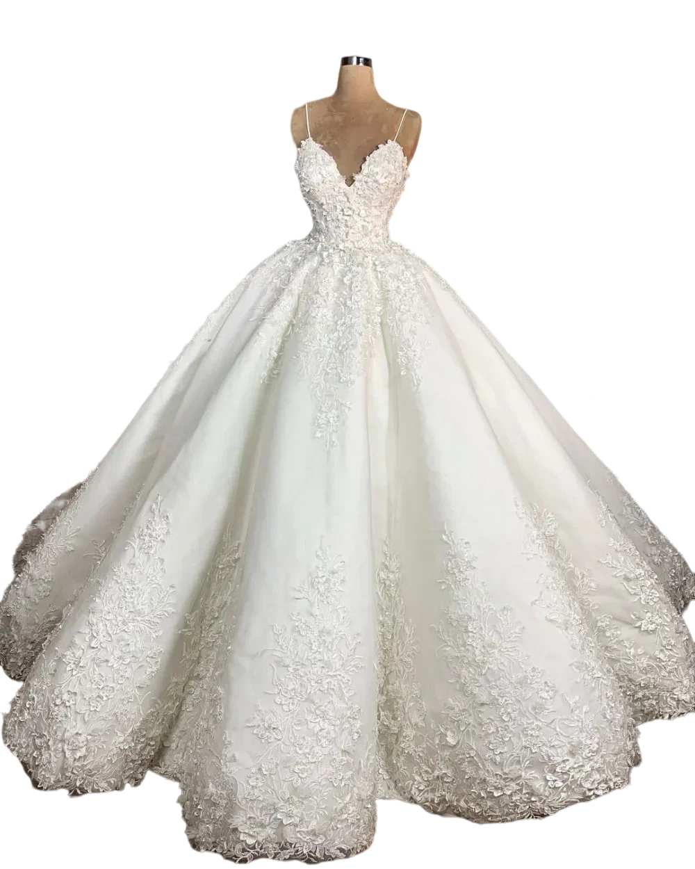 Vestidos De Novia personalizados con tirantes finos, Apliques De encaje, Vestido De Novia 2024, cola De corte, vestidos De Novia Vintage De talla grande