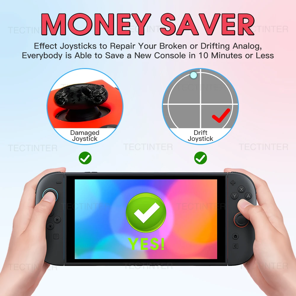 3D Analog Stick For Nintendo Switch 2 Joystick Controller Replacement Effect Sensor Joystick Repair Parts For  NS 2 Accessories