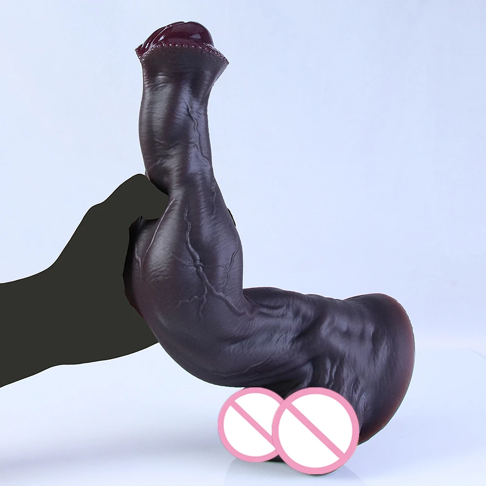 Super Huge Horse Dildo Strong Muscular Male Animal Big Penis Sex Toy Suction Cup for Female G-spot Stimulation Anal Masturbation - Image 4