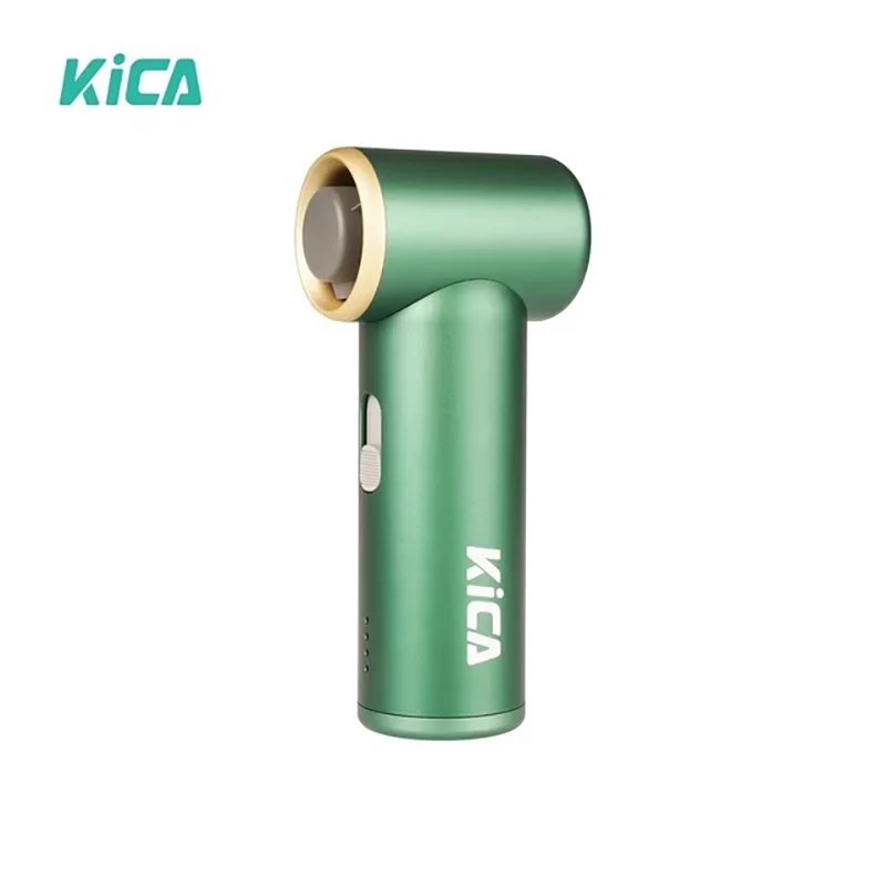 KICA 3000mAh Mini Turbo Jet Fan  Turbine Outdoor Jet Brushless Motor Portable Handheld Fan Cooling Appliance Blower