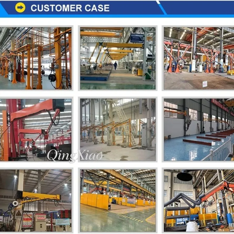 Dust Extraction Swing Arm Welding Equipment Hydraulic Spring Lifting Space Arm Support Position Change And Wire Feeding Custom