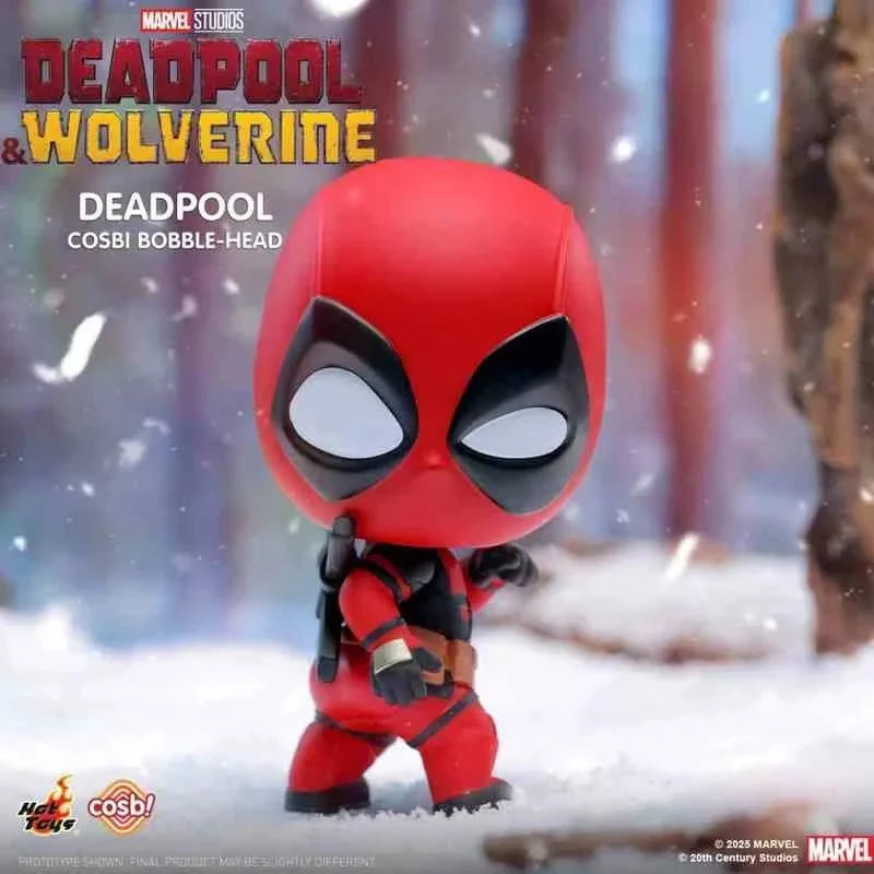 Nieuwe Hot Toys Marvel Deadpool & Wolverine Cosbi Blind Box Mini Figuur Comics Collectible Beeldje Film Chibi Desktop Ornament