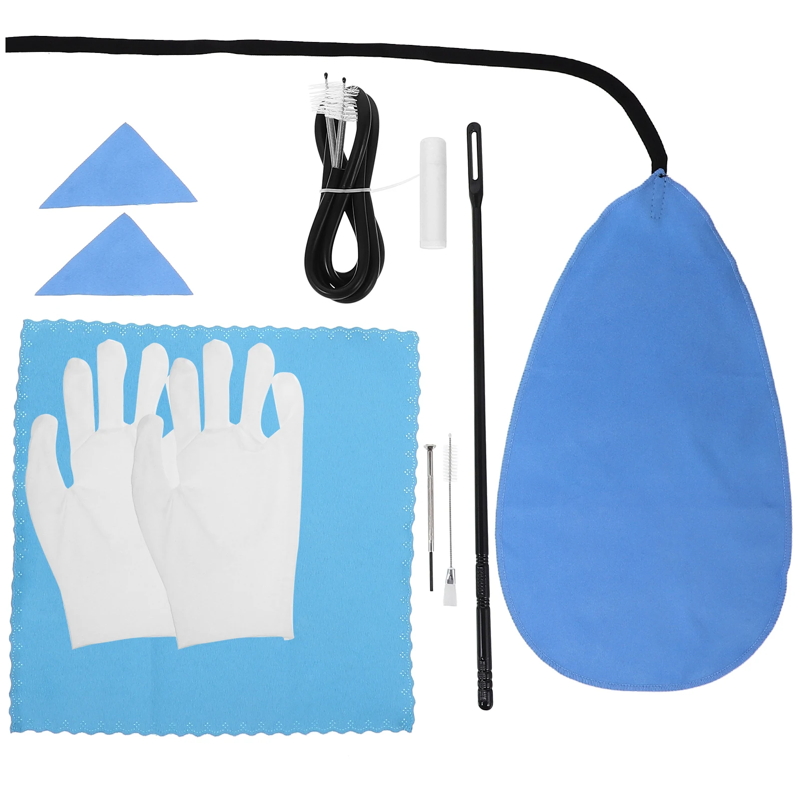

9pcs Flute Cleaning Kit Instruments Care Tools Maintenance Cloth Accessories For Long Use Dust Removal