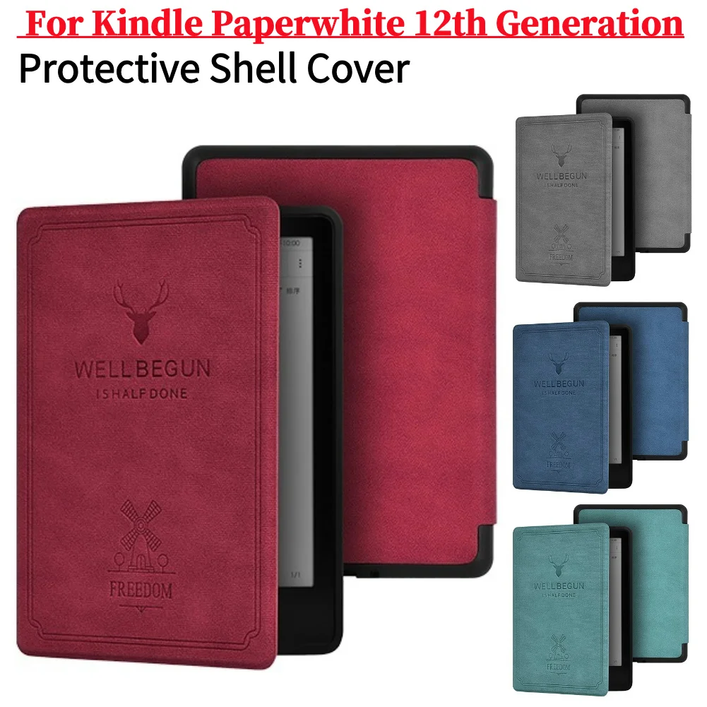 Protective Case Shockproof Ebook Cover For Kindle Paperwhite 12th Generation For Kindle Colorsoft Signature Edition 7inch