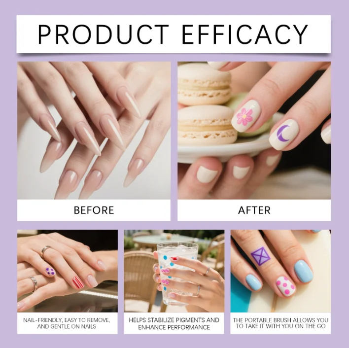 Zestaw 12 pisaków do zdobienia paznokci DIY, wielokolorowe paski do paznokci, profesjonalny pisak z igłą do rysowania linii, ręcznie rysowane kontury, personalizowane zdobienia paznokci.