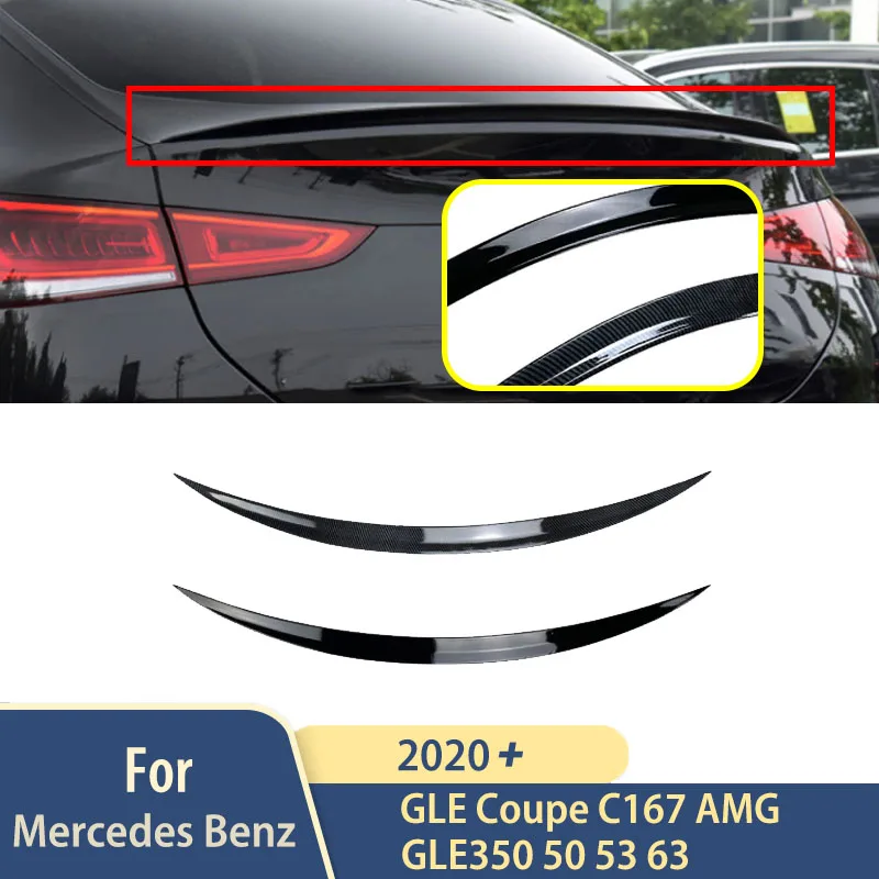 

AMG 2020 2021 2022 2023+ для Mercedes Benz GLE Coupe C167 GLE350 50 53 GLE63 Внешний задний спойлер автомобиля, аксессуары для хвоста крыла