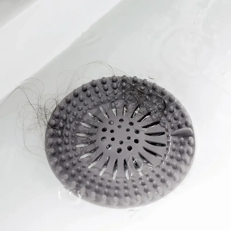 Hair Filter Sink Anti-blocking Strainer Bathtub Shower Floor Drain Stopper Silicone Kitchen Deodorant Plug Bathroom Accessories