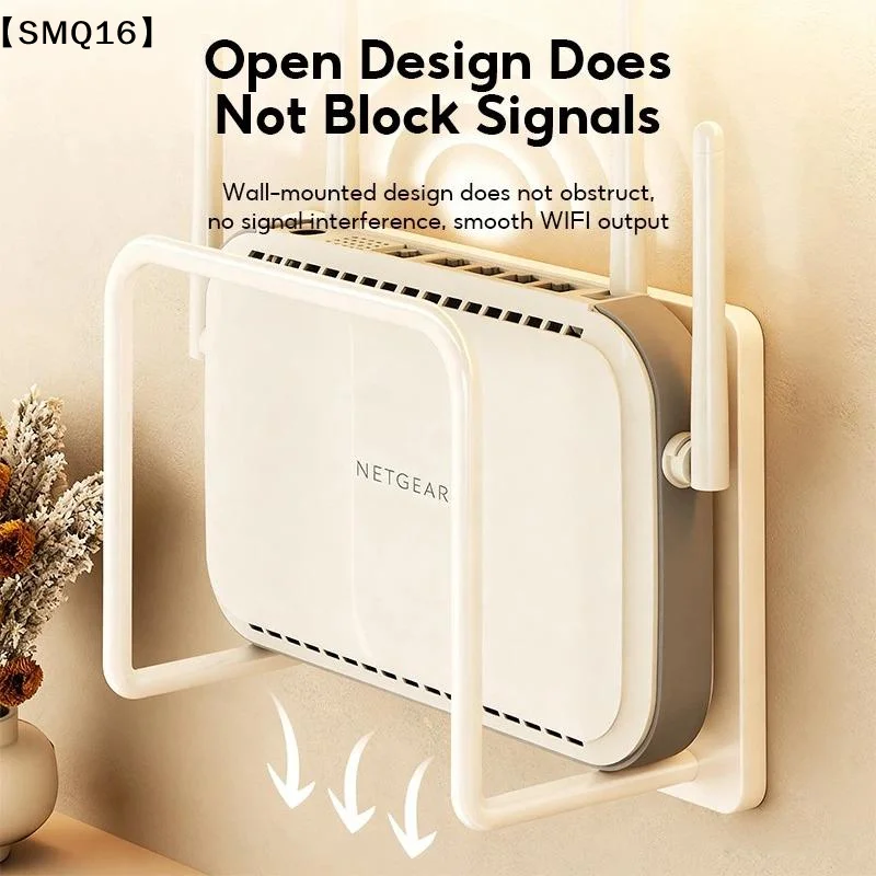 Wall-Mounted Router Bracket/Shelf Suitable For Wi-Fi Routers And Set-top Boxes Features Cable Management【SMQ】