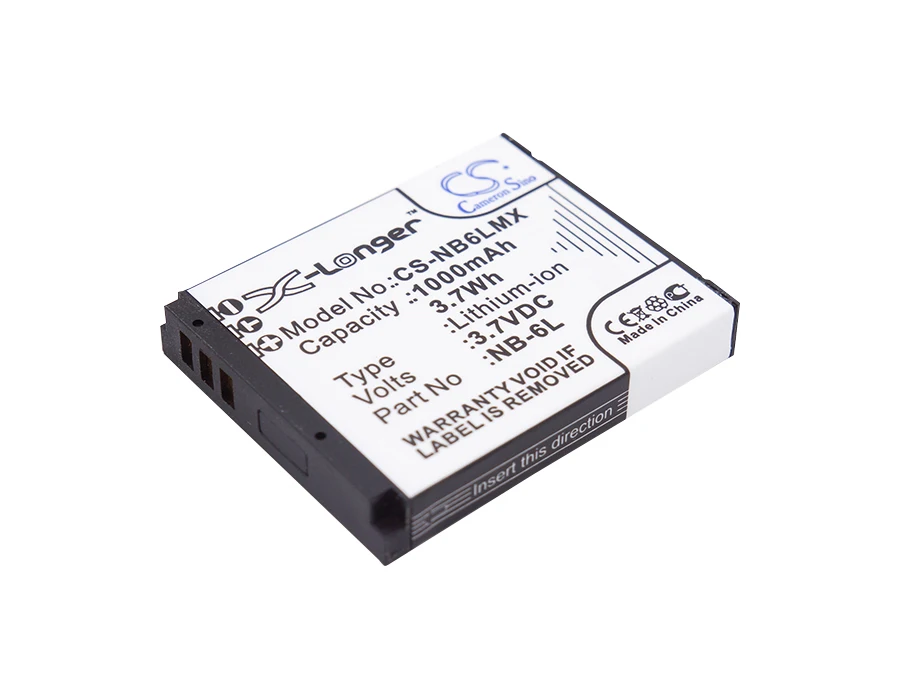 Camera 1000mAh Battery For IXUS 105 IS  IXUS 210  IXUS 300HS  IXUS 310 HS  IXUS 85 IS IXY 10S  IXY 110 IS  IXY 200F