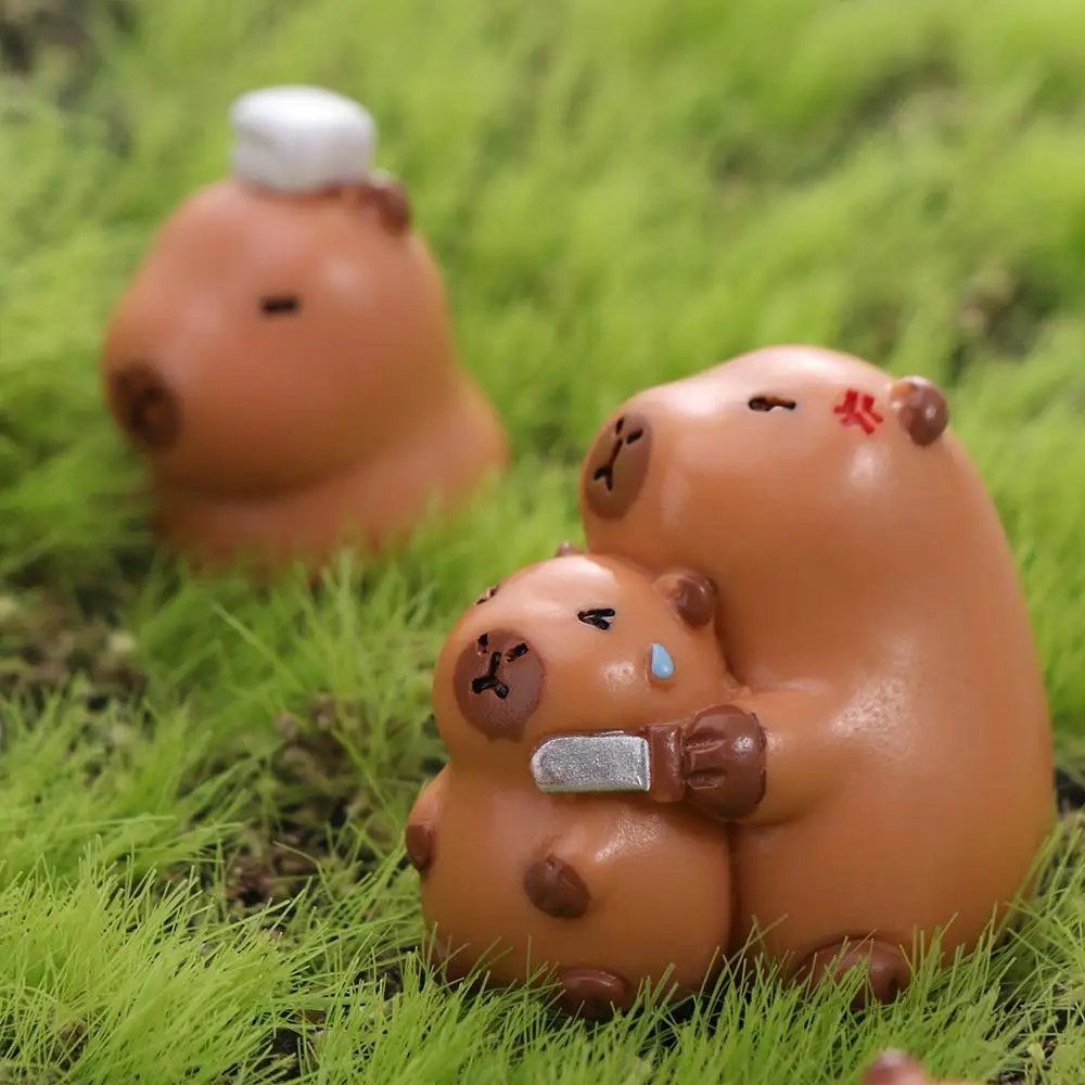 Dieren Capibara Capibara Figuur Speelgoed Simulatie Figuur Simulatie Capibara Model Cartoon Model Capibara Dieren Figuren