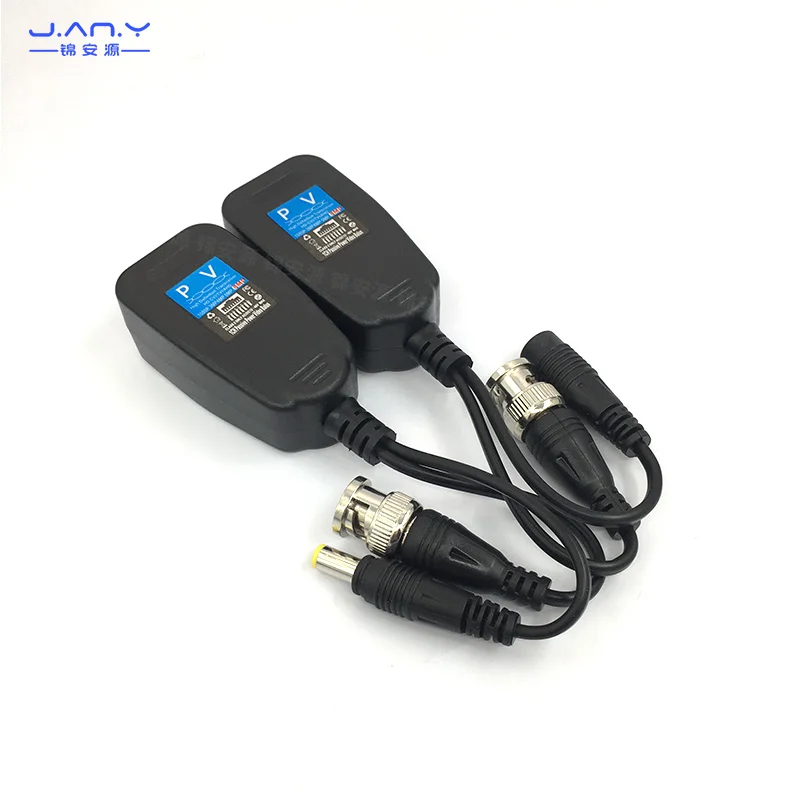 Video power supply audio three in one 8mp coaxial HD twisted pair transmitter multi-functional network port to BNC head