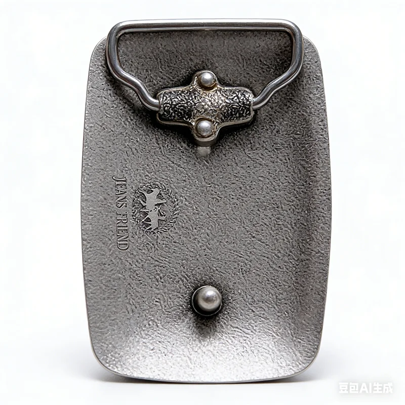 Vintage Silver Plated Southwest Enamel Totem Rectangle Belt Buckle also Stock in US WT144SL