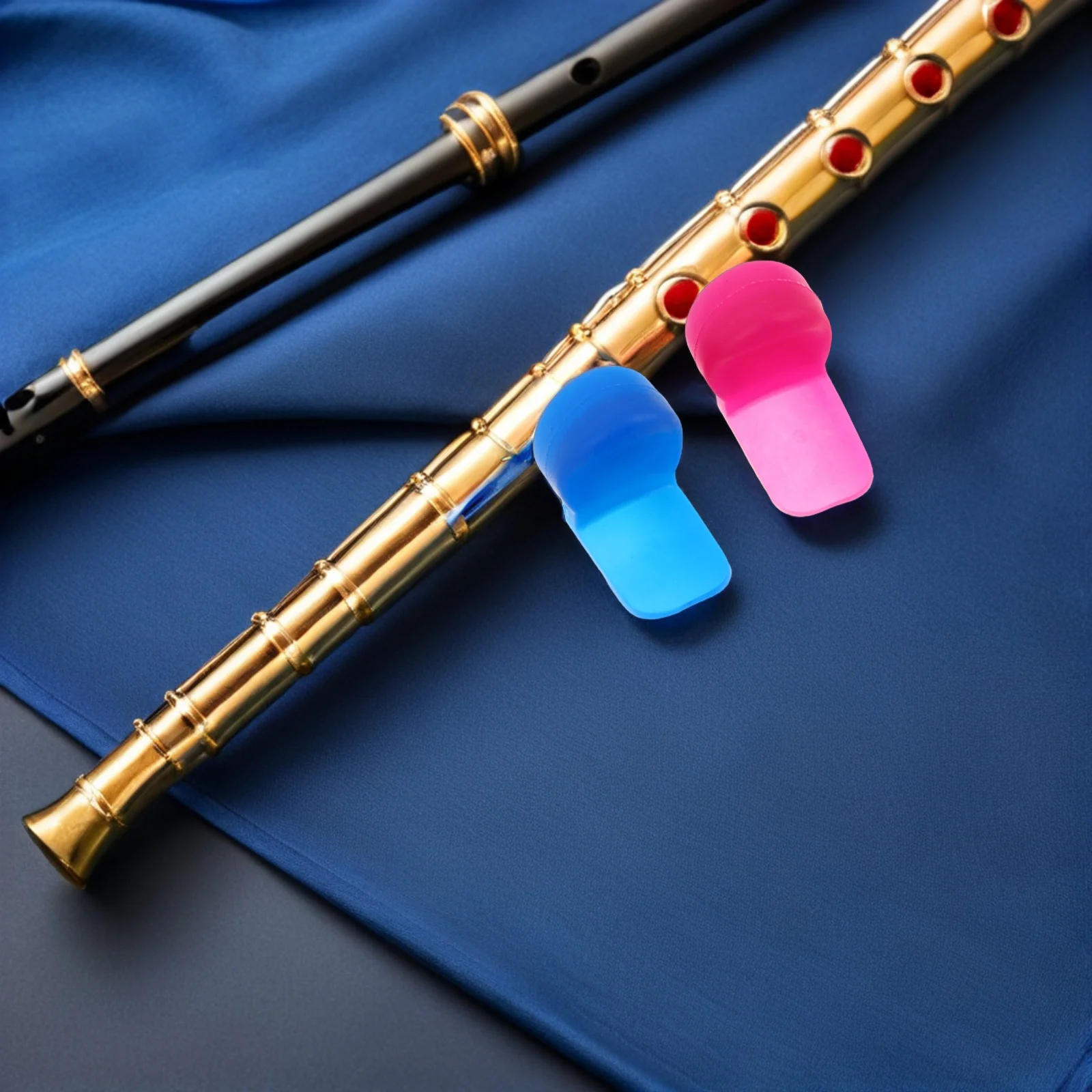 

10Pcs Soft Silicone Clarinet Thumb Rest Cushions Finger Pads for Musical Instrument Playing Accessories Finger Tips Pads