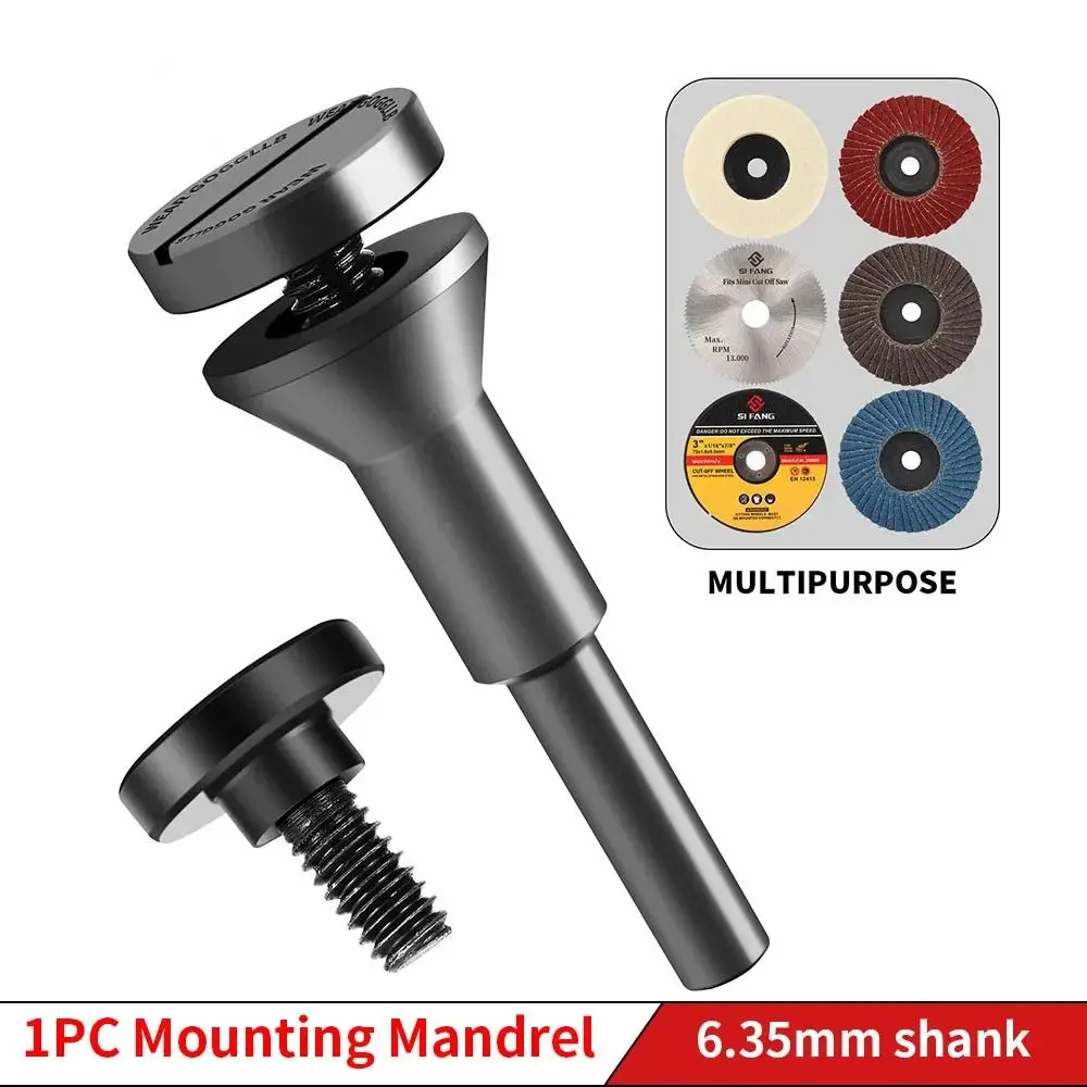 

1pc Mounting Mandrel For Cut-Off Wheels Cutting Disc For Die Grinder Rotary Tool Suitable for 6mm10mm Hole Wool Wheel Saw Blade