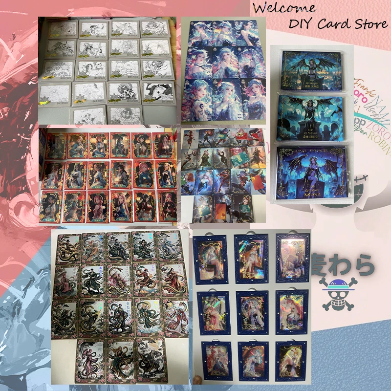 Japanese Anime ONE PIECE Card Sets art SSP ss Kalifa Nami Nico Robin Boa Hancock Vinsmoke Reiju Shirahoshi Ulti Collectible Card