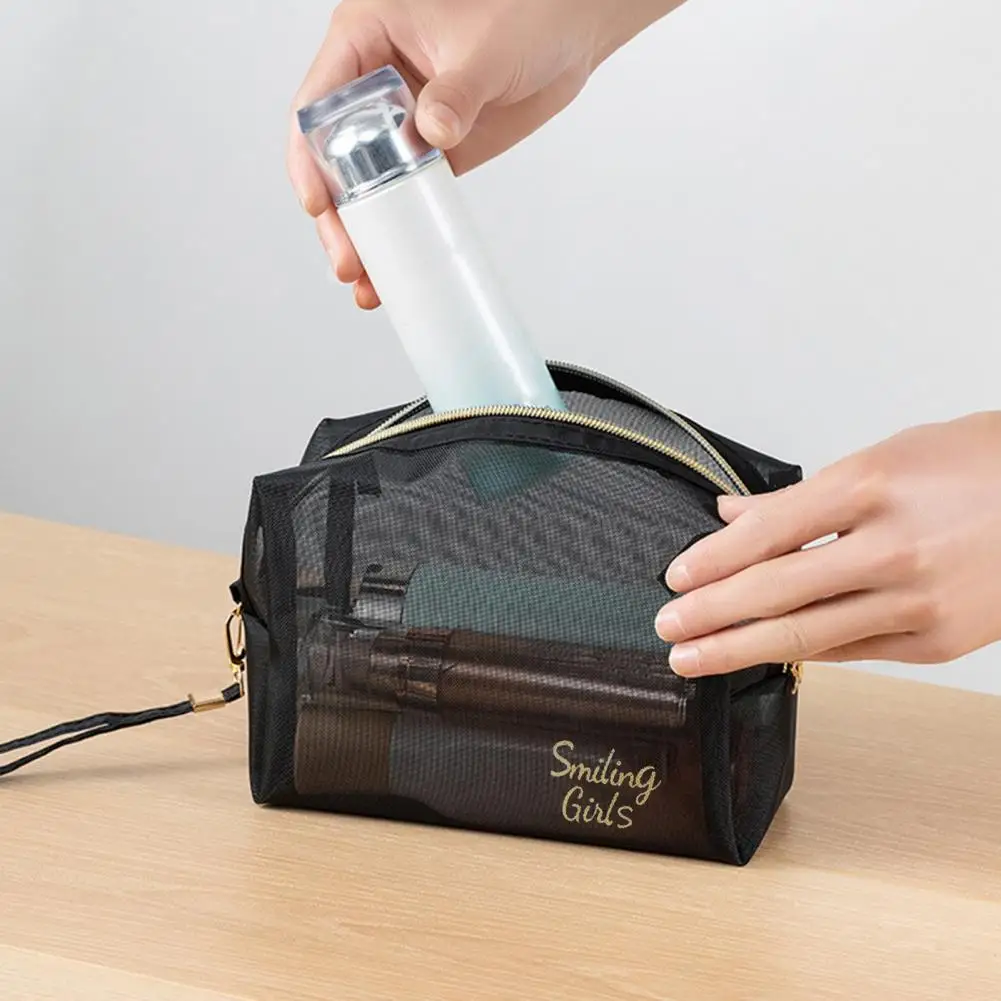 Functional Transparent Toiletry Bag  with Handle Lightweight Wash Bag  Travel Toiletry Makeup Bag