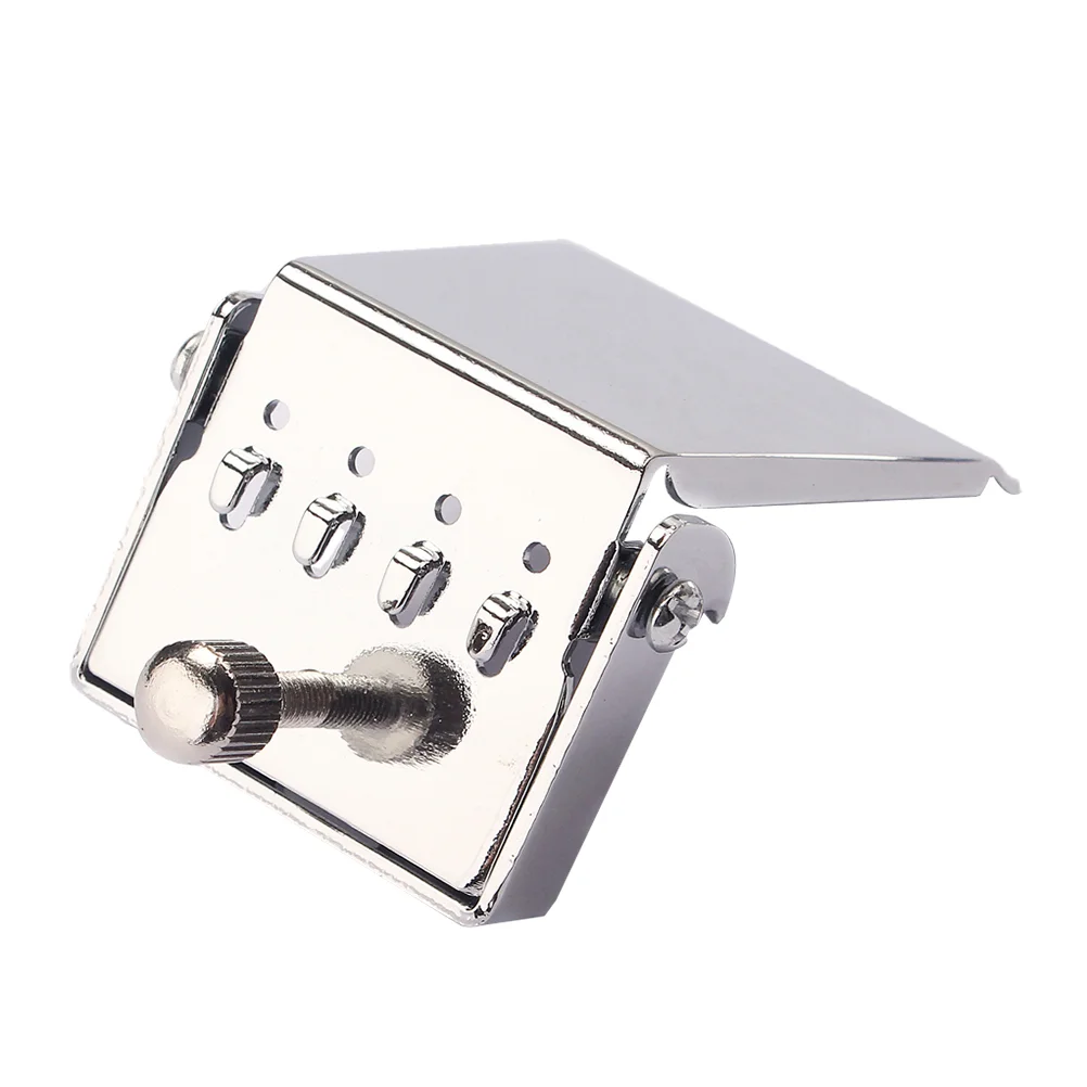 

4 String Tailpiece Bridge Plate For Banjo Replacement Parts Guitar DIY To Improved Tone (Silver) banjo tailpiece