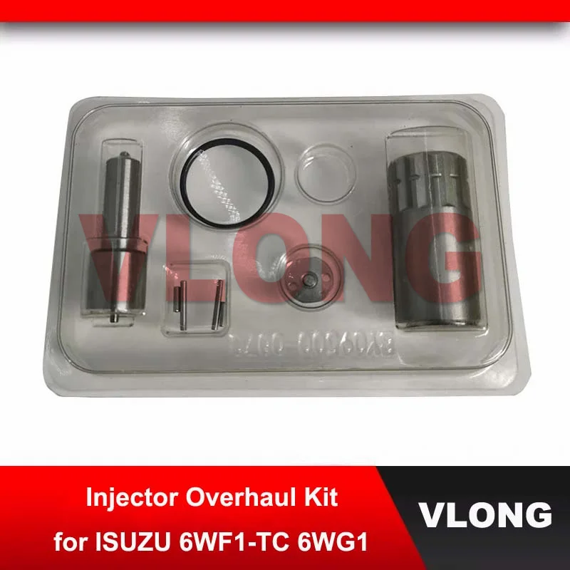 New Fuel Injector Parts Overhaul Kits For ISUZU 6WF1 6WF1-TC 6WG1 095000-6650 095000-5511 095000-5517 8-98030550-4  8-97603415-7