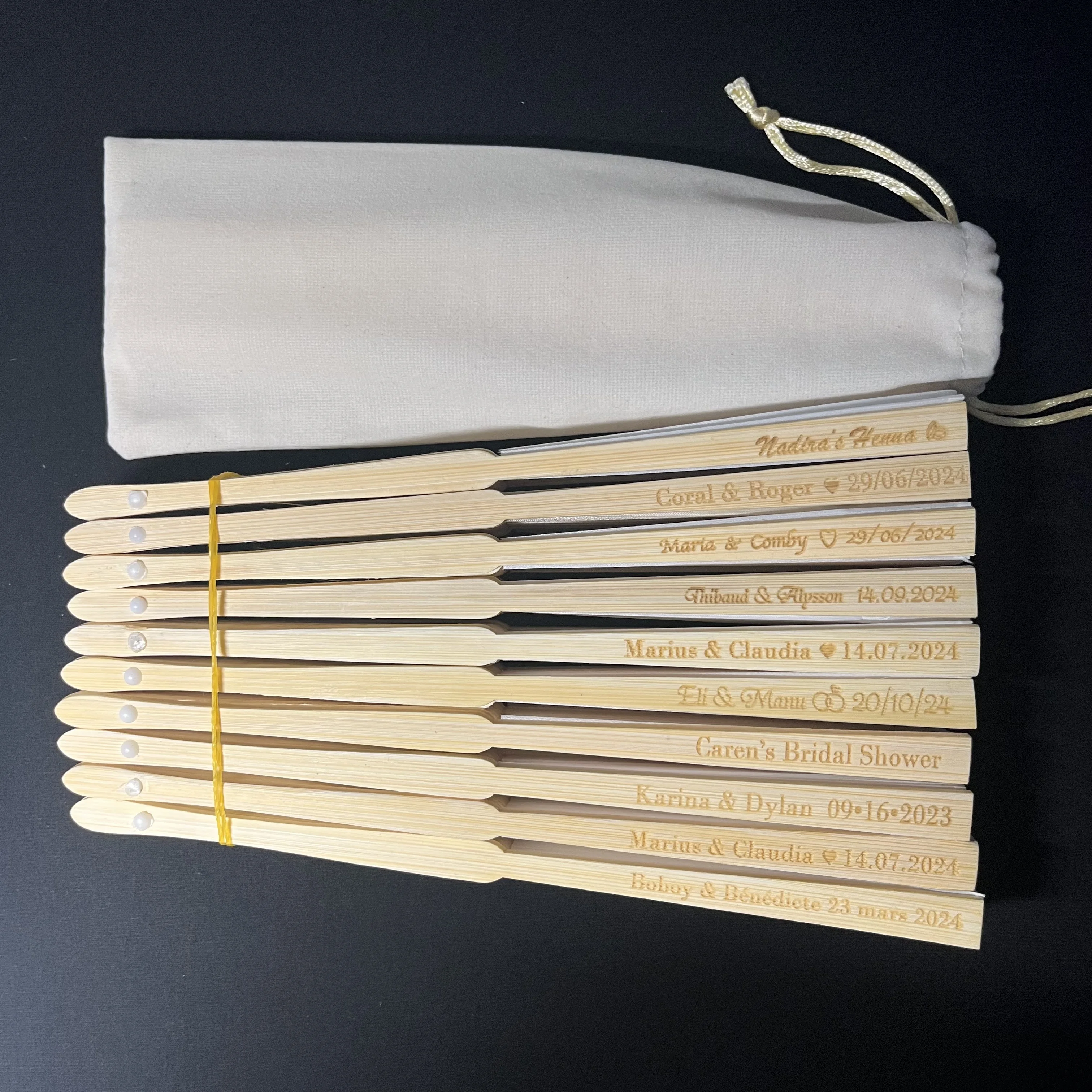 50pc fan et Plushbag