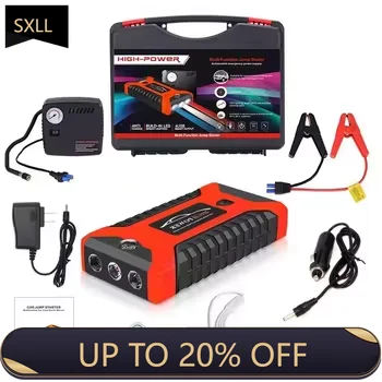 

SXLL Portable Car Jump Starter with Tire Inflator Car Jump Starter with Air Compressor Power Bank with Air Pump