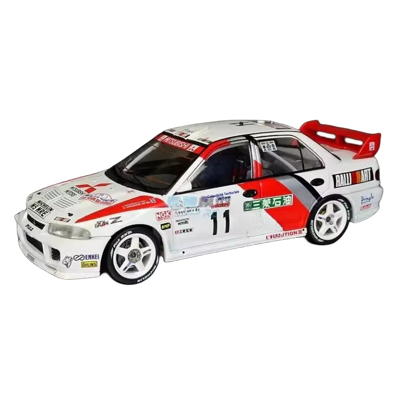 TC083 1/10 Lancer Evolution III Clear Lexan Body Shell W/Rear Wing and Light Buckle,257mm Chassis RC Drift Car Tamiya TT-01 TT02