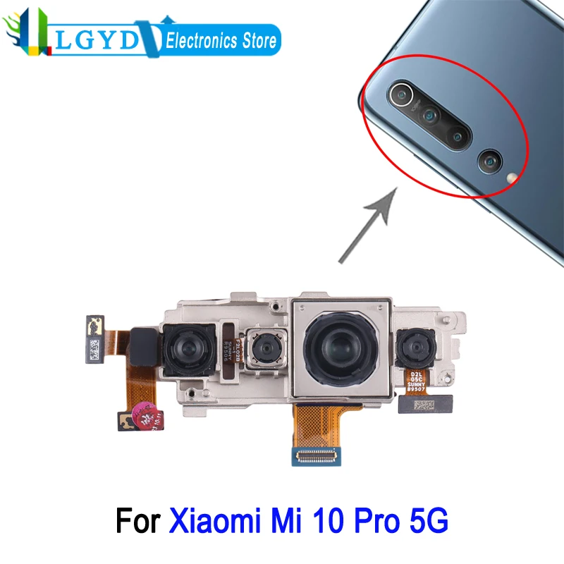 Back Camera Set For Xiaomi Mi 10 Pro 5G Phone Telephoto + Wide + Portrait + Main Rear Camera Repair Spare Part