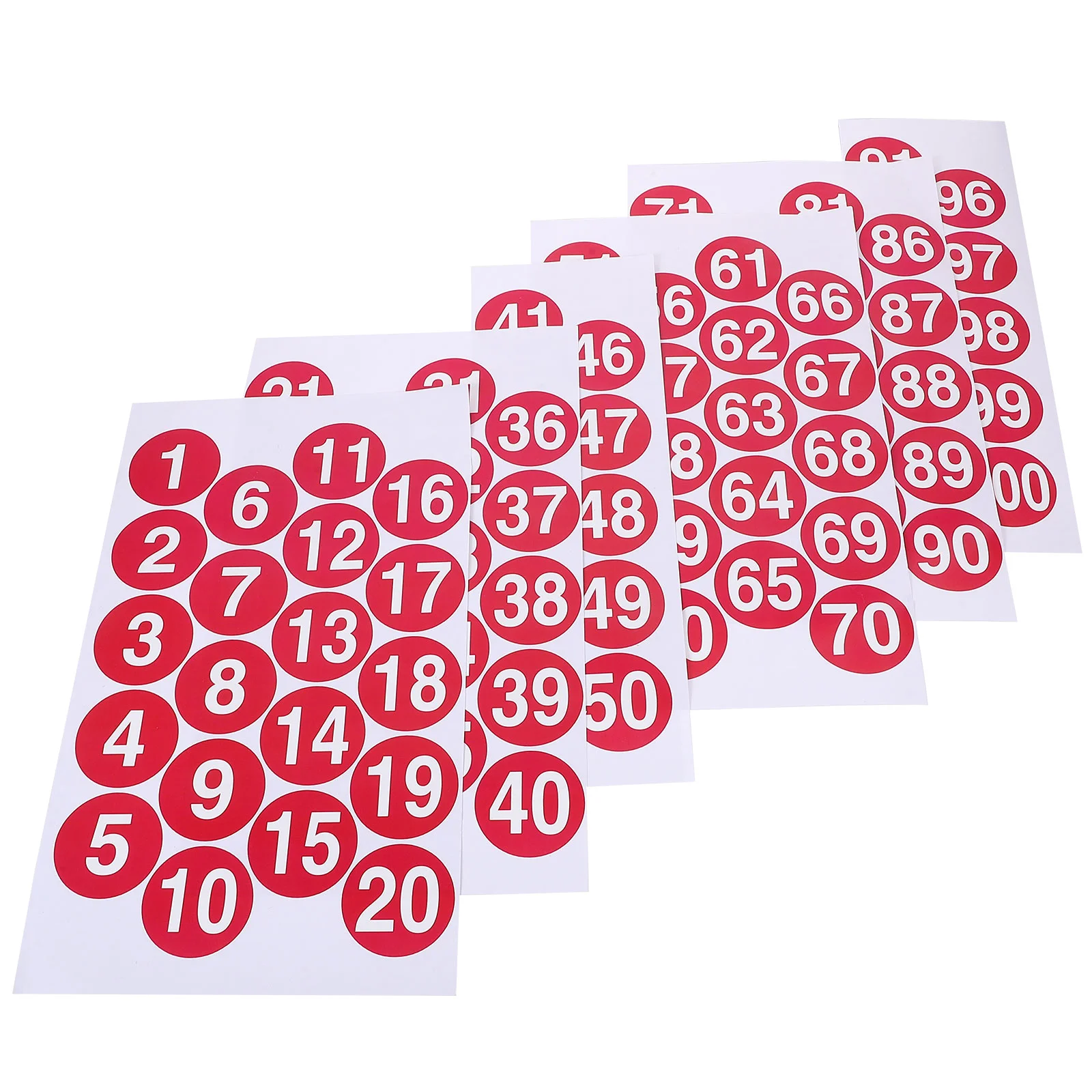 

Digital Number Stickers for Classroom Sign Numbered Home Labels Small Pvc Self-adhesive